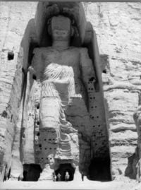 Bamiyan before complete destruction